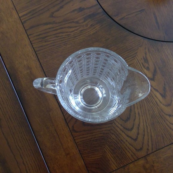 McKee and Brothers Cane Glass Pitcher - Picture 3 of 9